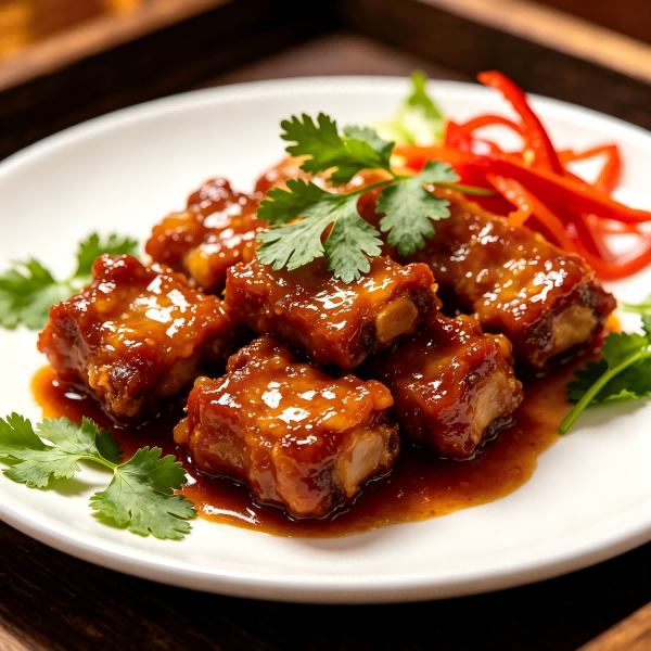 Honey Sweet & Sour Glazed Spare Ribs