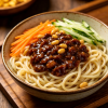Traditional Beijing Zhajiang Soy Bean Paste Noodles