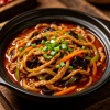 Yu-Shiang Spicy Shredded Pork Thick Udon Noodle