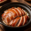 Cantonese Crispy Roast Duck on Steamed Rice
