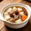 Slow-Cooked Beef Brisket & White Radish Soup
