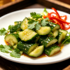 Crushed Garlic Spicy Cucumber Appetizer